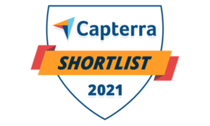 Capterra Shortlist 2021 badge