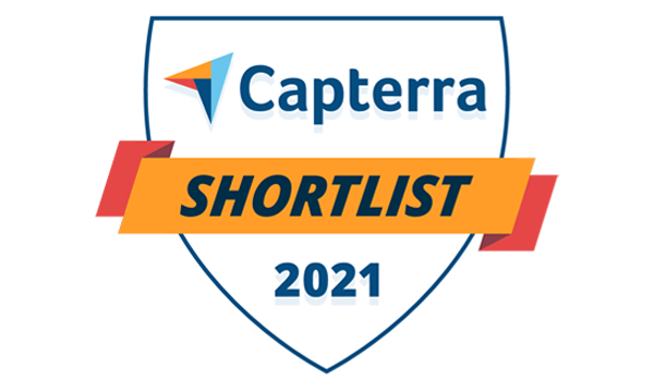 Capterra Shortlist 2021 badge