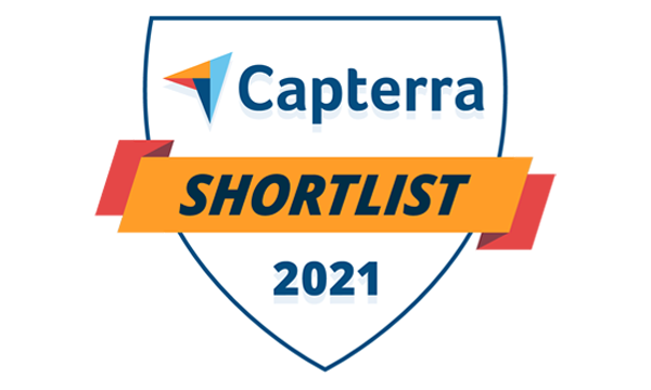 Capterra Shortlist 2021 badge