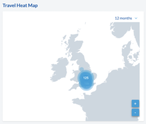 Travel Heat Map