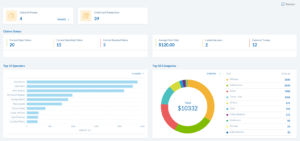 Expense Software Dashboard for Admins and Accounts users