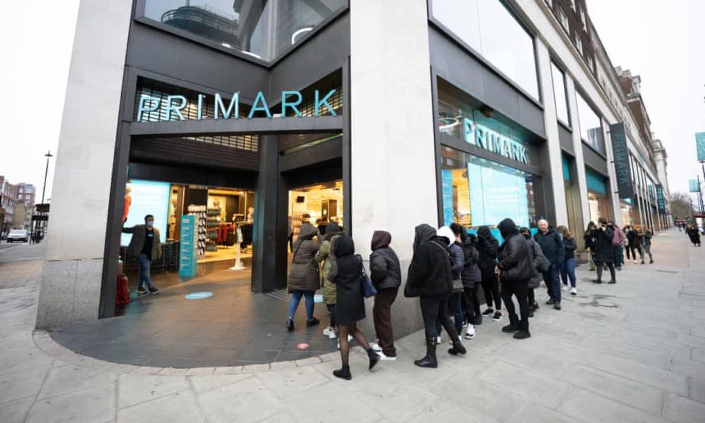 Shoppers on Oxford Street