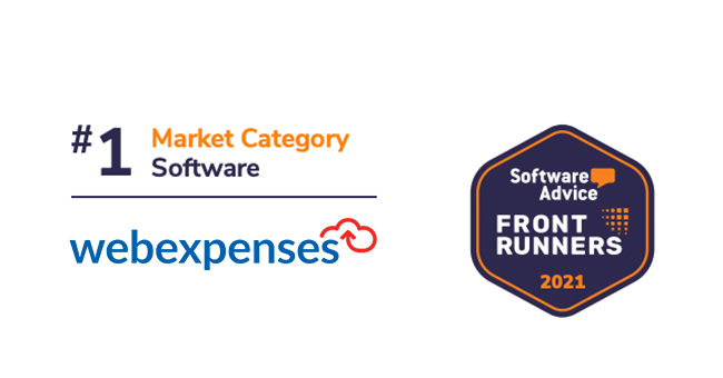 Webexpenses awarded with Front Runner in Expense Reporting Software
