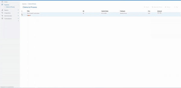 Webexpenses integrates with MYOB