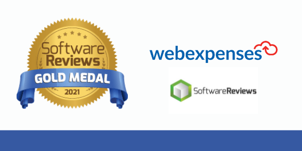Webexpenses awarded Gold Medal for Expense Management Software