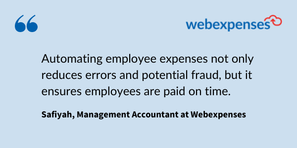 Automate Employee Expenses with Webexpenses