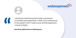 Meet the team: Sam, QA Executive at Webexpenses