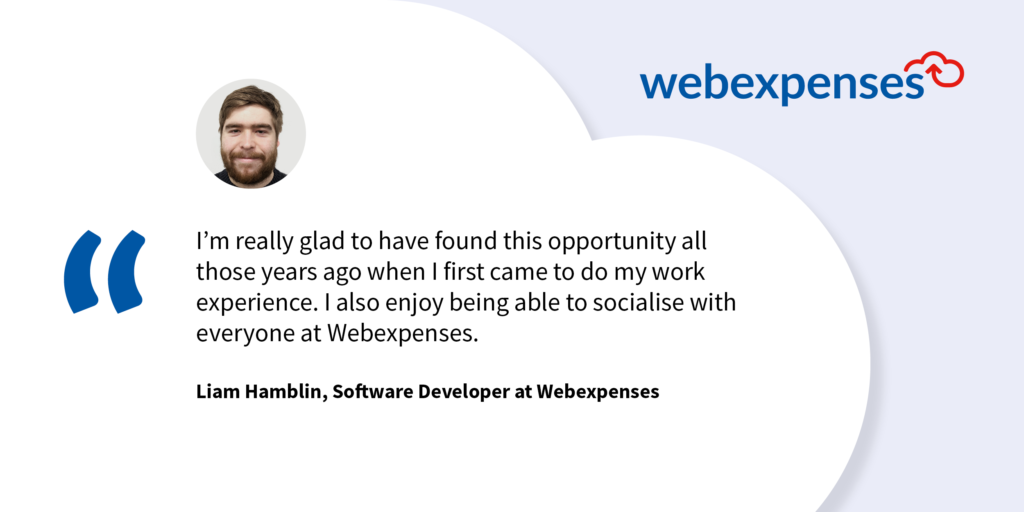 Meet the team: Liam, Software Developer