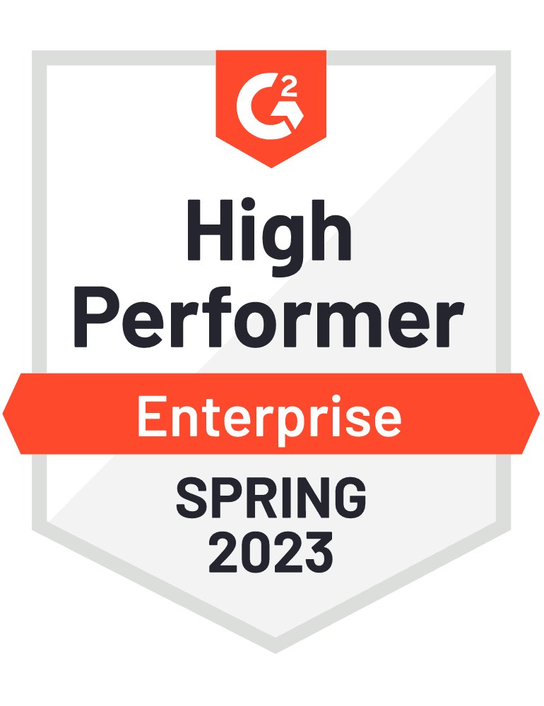 High Performer award G2