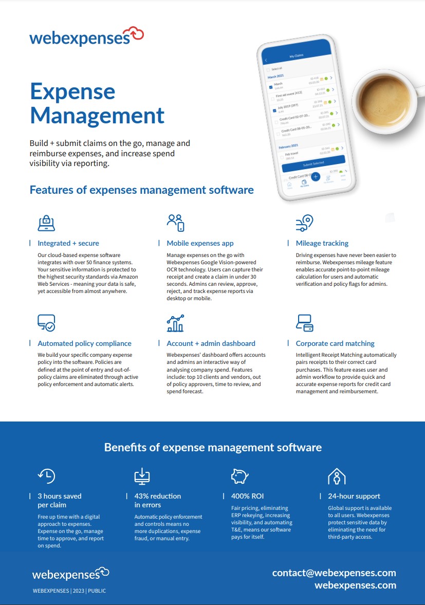 Expense Management Cover