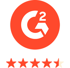 G2 Award Winning Logo with rating