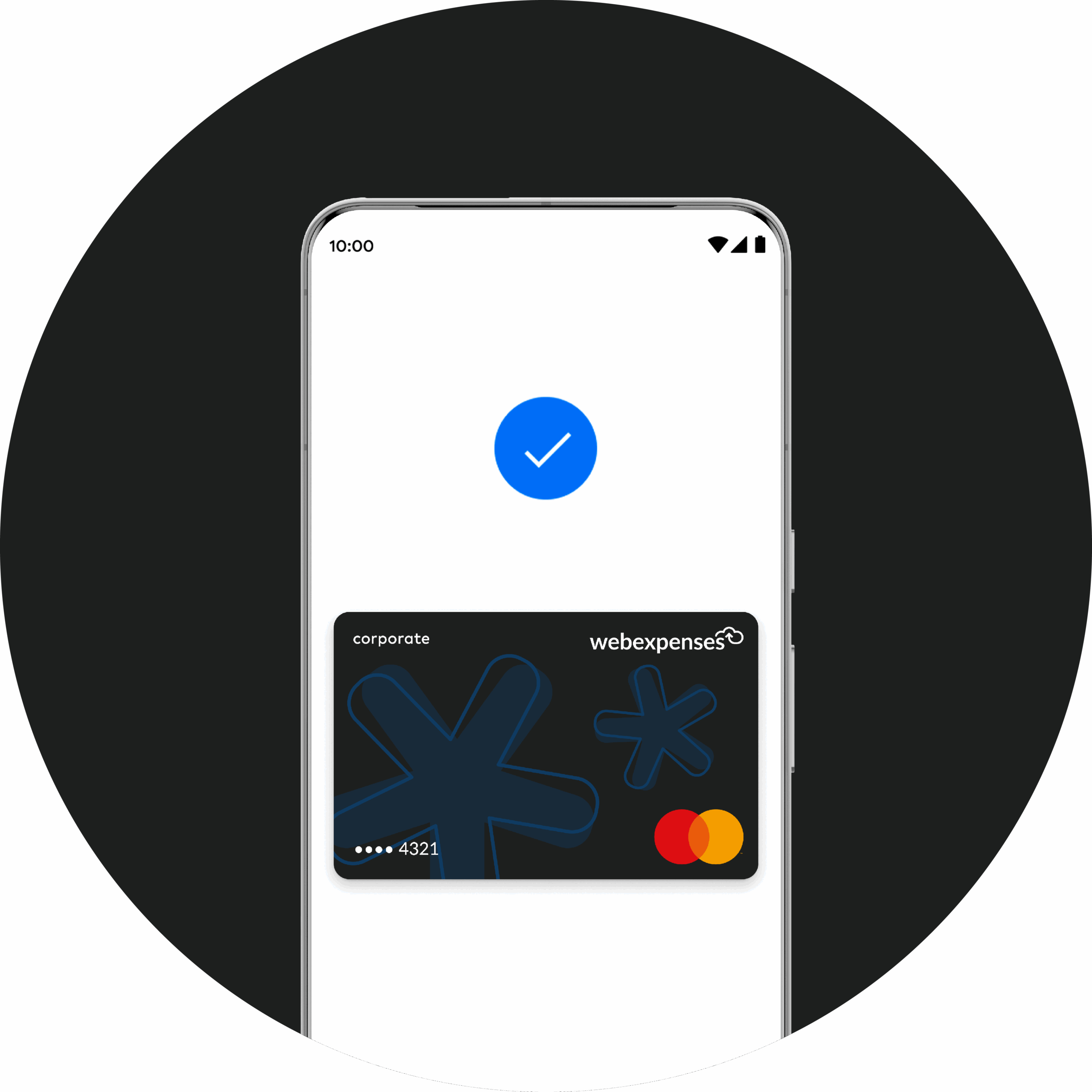 Google Pay Assets - Op 4 Google Pay tick and Expense Card on phone