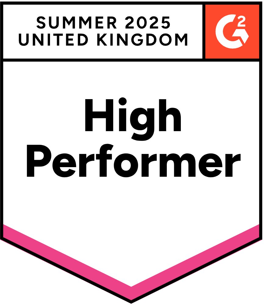 InvoiceManagement_HighPerformer_UnitedKingdom_HighPerformer G2 badge - high performer summer 2025 UK