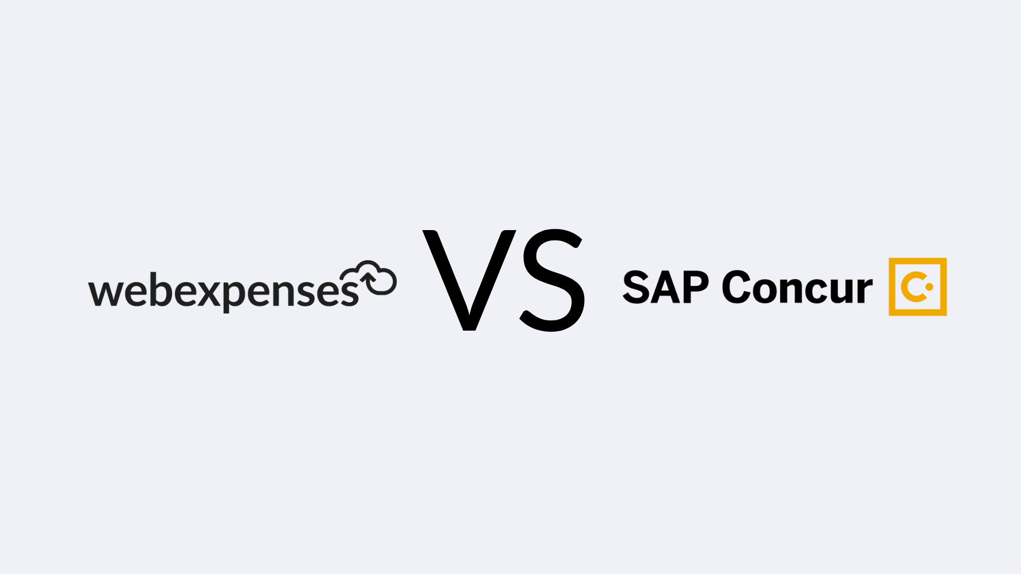 Webexpenses vs SAP Concur logo