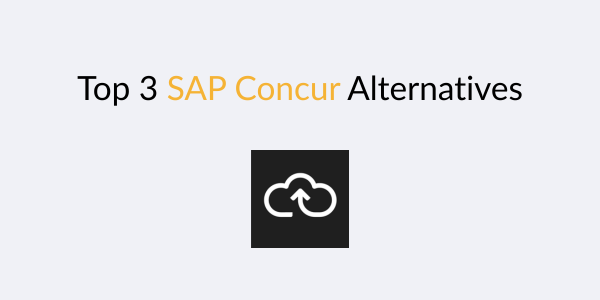 Top 3 alternatives to SAP Concur