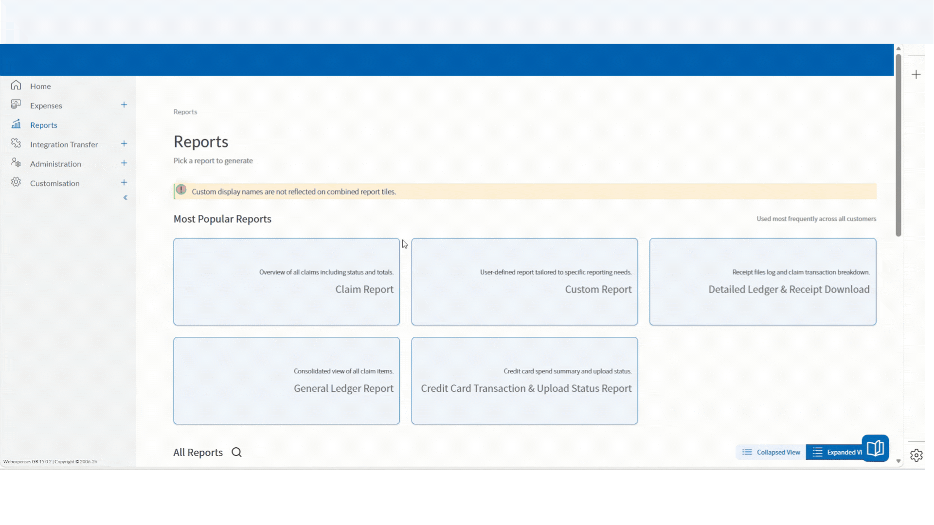 New category UI, groupings, filtering, receipt viewing and export buttons