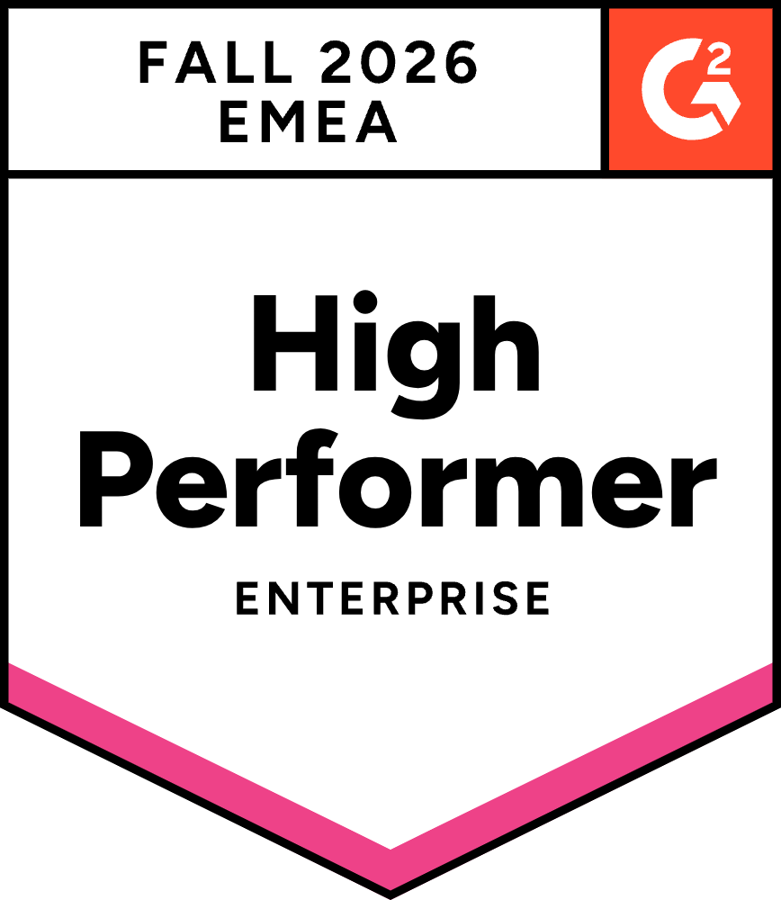 G2 High Performer Enterprise EMEA, Fall 2026