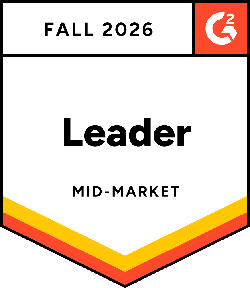 G2 Leader Mid-Market, Fall 2026